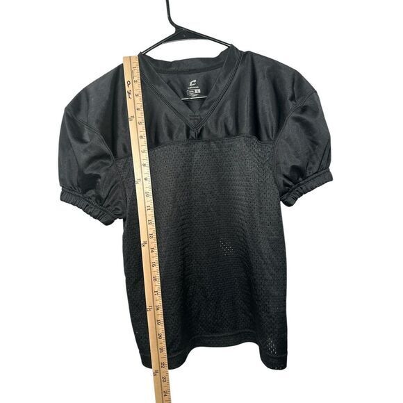 Champro Time Out Practice‎ (Blank) Black Football Jersey Youth Large Kids Sports - Picture 2 of 6